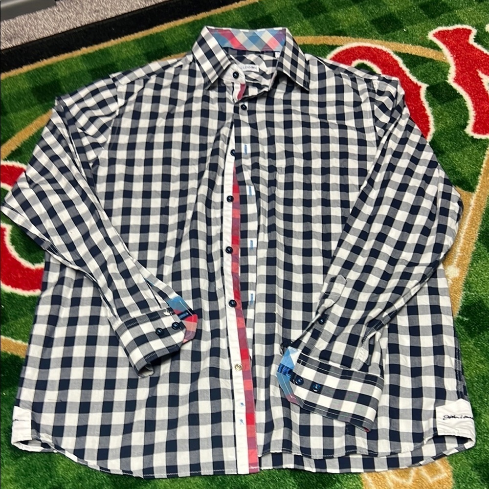 John Lennon Men’s XL Long Sleeve Button Down Dress Shirt